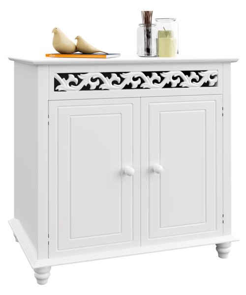 Casaria Komoda JERSEY, 76 x 65 x 35 cm, bílá