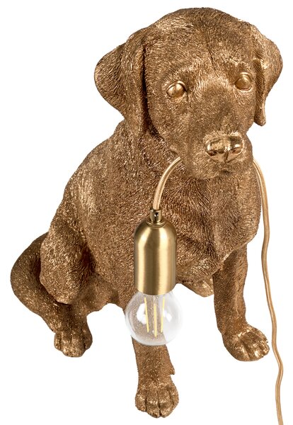 Stolní lampa Pes MARLEY Zlatá