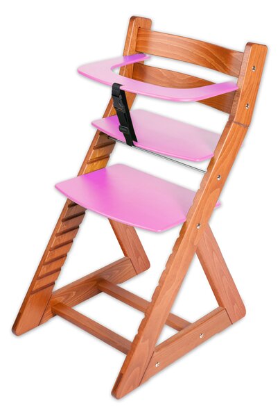 Hajdalánek Rostoucí židle ANETA - malý pultík (třešeň, růžová) ANETATRESENRUZOVA