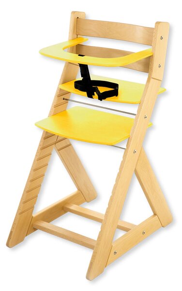 Hajdalánek Rostoucí židle ANETA - malý pultík (bříza, žlutá) ANETABRIZAZLUTA