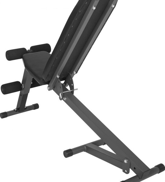Gyronetics Multifunkční polohovatelná lavice, 120 cm, černá