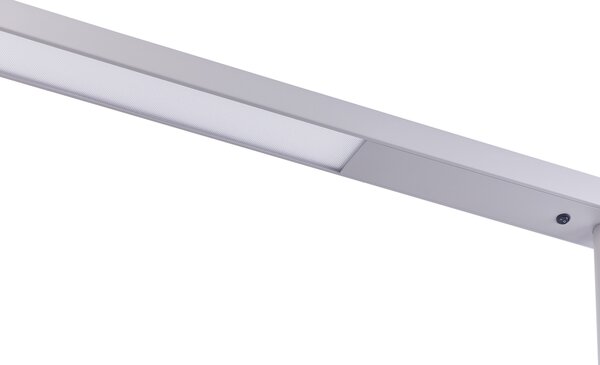 LED stojací lampa PERSEUS Kov Stříbrná