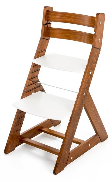 Hajdalánek Rostoucí židle ALMA - standard (dub tmavý, bílá) ALMADUBTMAVYBILA