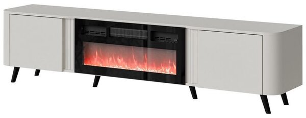 TV stolek s elektrickým krbem KLEMEK - kašmír