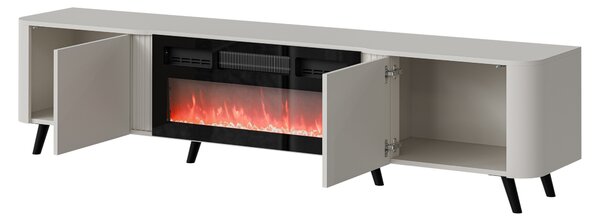 TV stolek s elektrickým krbem KLEMEK - kašmír