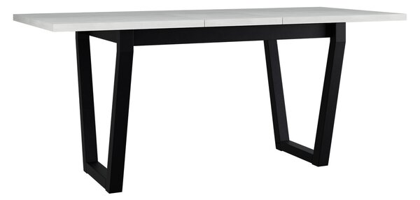 Rozkládací jídelní stůl 140x80 cm ALVARADO 2 - dub artisan / černý