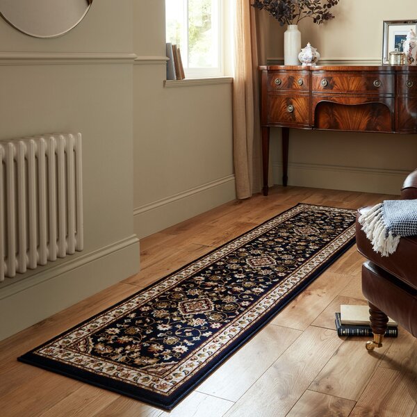 Flair Rugs, Běhoun Sincerity Royale Sherborne Blue, 60x230, modrá, chodba / předsíň