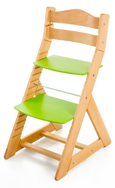 Hajdalánek Rostoucí židle MAJA - opěrka do kulata (buk, zelená) MAJABUKZELENA