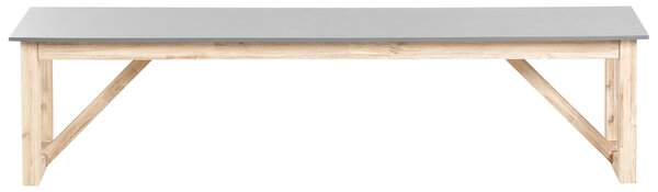 Zahradní lavice NOTTERI 180 cm Beton Šedá