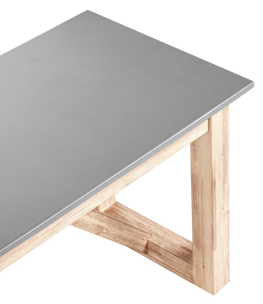 Zahradní lavice NOTTERI 180 cm Beton Šedá