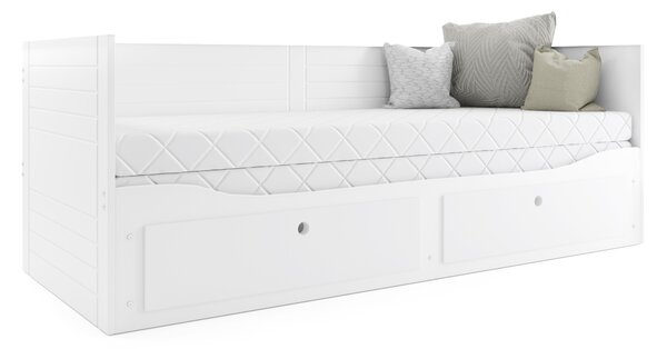BMS Group Dětská rozkládací postel HERMES 200x80 bílá