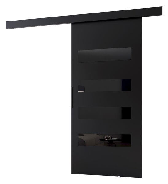 Interiérové posuvné dveře BARRET 16 - 76 cm, černé
