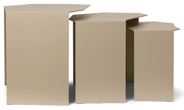 Ferm Living designové odkládací stolky Shard Cluster Tables Set of 3