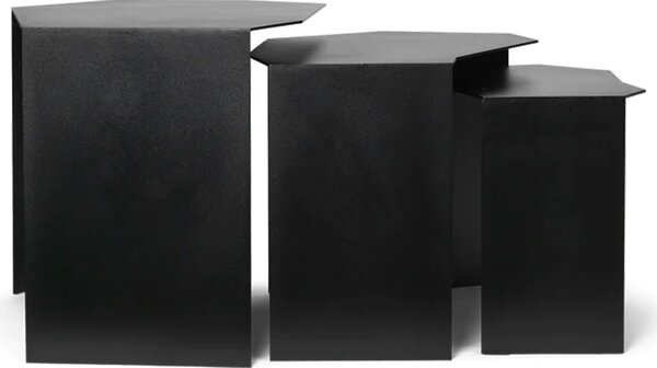 Ferm Living designové odkládací stolky Shard Cluster Tables Set of 3