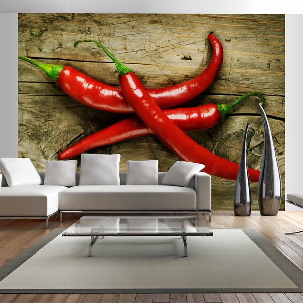 Fototapeta - Pikantní chilli papričky 200x154