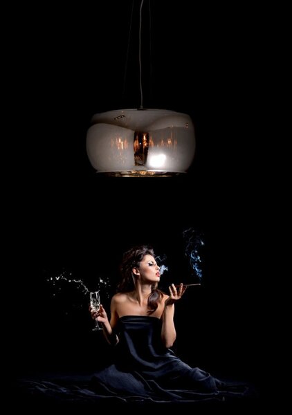 Maxlight P0076-06X Závěsný lustr MOONLIGHT průměr 50cm