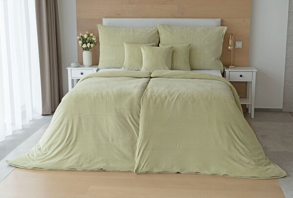 Povlečení MÁTOVÉ PREMIUM Bavlněný mikroplyš 1x 140/200, 1x 70/90