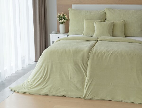 Povlečení MÁTOVÉ PREMIUM Bavlněný mikroplyš 1x 140/200, 1x 70/90