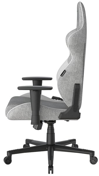 Herní židle DXRacer GLADIATOR šedo-bílá, látková