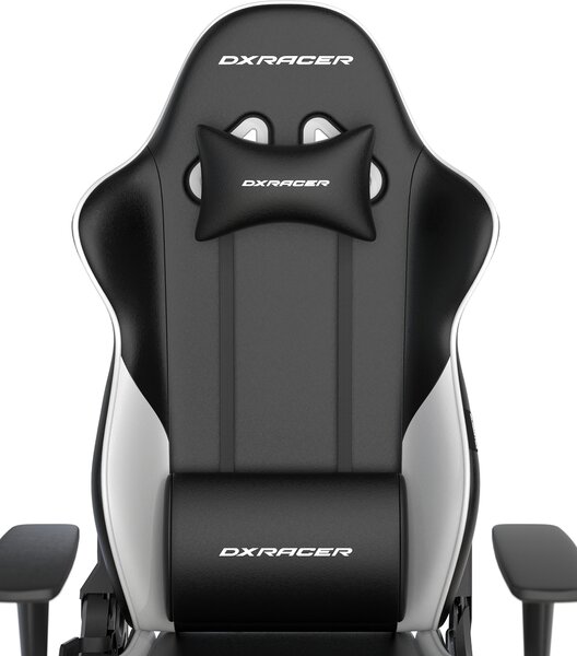 Herní židle DXRacer GLADIATOR - umělá kůže, černá / bílá