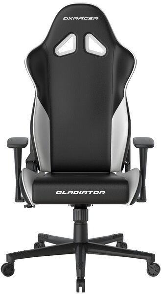 Herní židle DXRacer GLADIATOR - umělá kůže, černá / bílá
