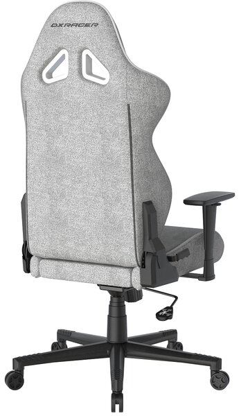 Herní židle DXRacer GLADIATOR šedo-bílá, látková