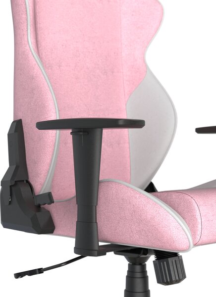 Herní židle DXRacer GLADIATOR růžovo-bílá, látková