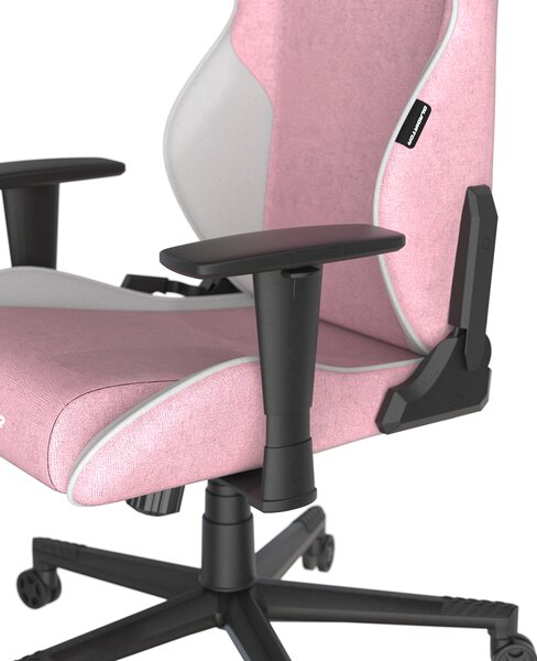 Herní židle DXRacer GLADIATOR růžovo-bílá, látková