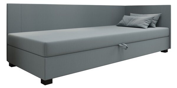 Čalouněná jednolůžková postel 80x195 ARIADNA PLUS 1 - modro šedá