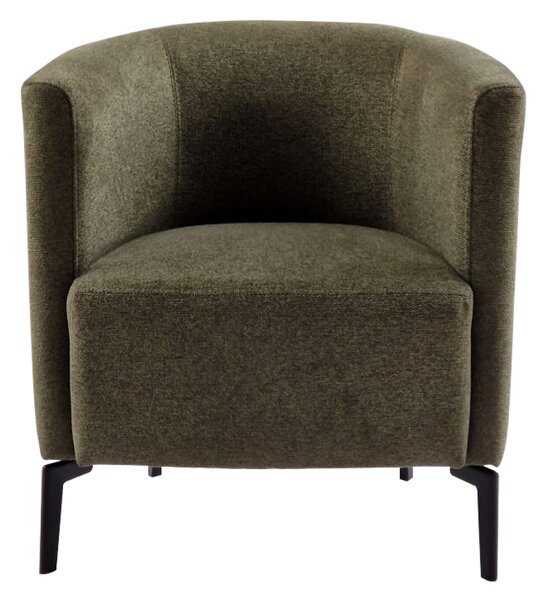 KONDELA Designové křeslo, zelená/černá, KAPY