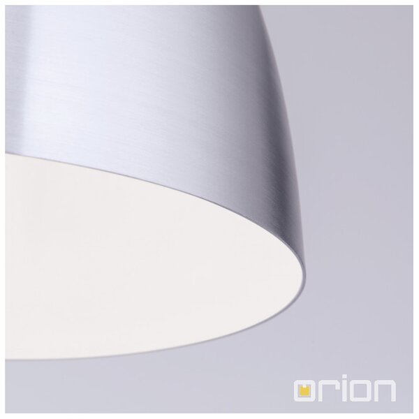 Orion HL6-1630/1S Závěsné svítidlo LOFT matný hliník průměr 30cm