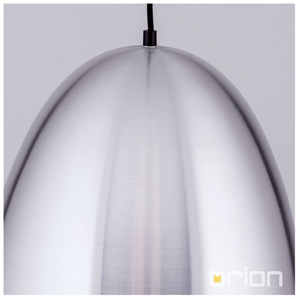 Orion HL6-1631/1S Závěsné svítidlo LOFT matný hliník průměr 40cm