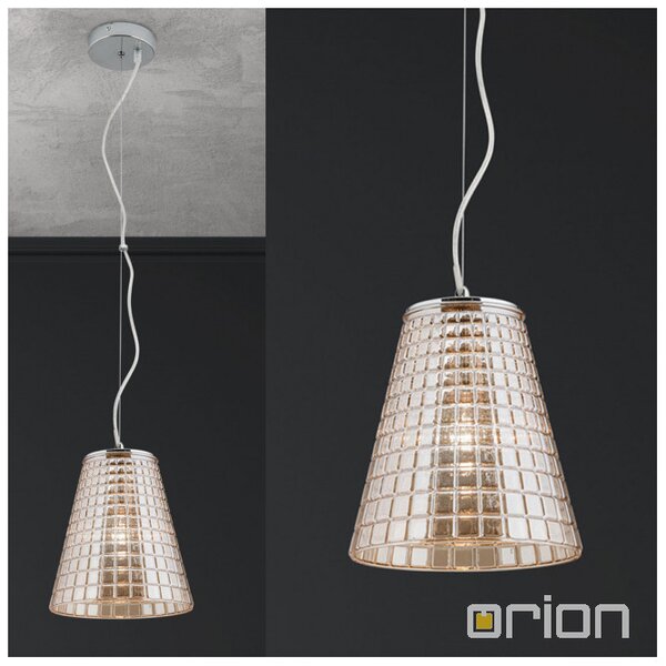 Orion HL6-1614/1k Závěsné svítidlo DINO jantarové sklo