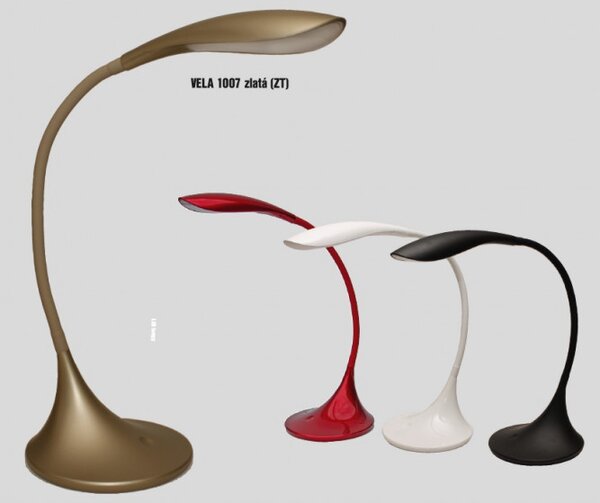 Arguslight 1007-ZT Stolní stmívatelná LED lampa VELA ZLATÁ