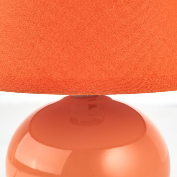 Brilliant 61047/38 Keramická stolní lampa PRIMO broskvová