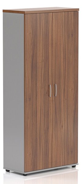 Vysoká skříň Visio LUX 80 x 38,5 x 183,5 cm, ořech