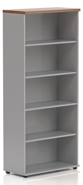 Vysoká skříň Visio LUX 80 x 38,5 x 183,5 cm, ořech