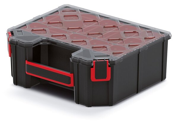 Prosperplast Vysoký organizér TIGER CABRIO PLUS II černý, varianta 284x243x105 mm