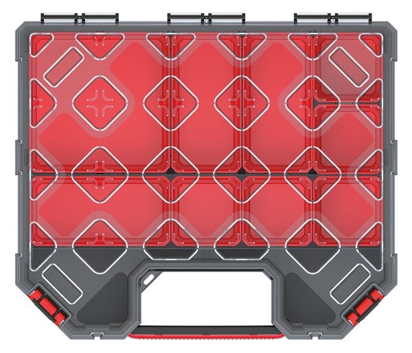 Prosperplast Vysoký organizér TIGER CABRIO PLUS II černý, varianta 284x243x105 mm