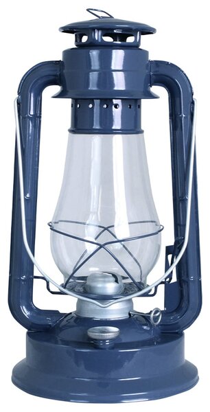 Petrolejová lampa Hurricane Dark Blue Large