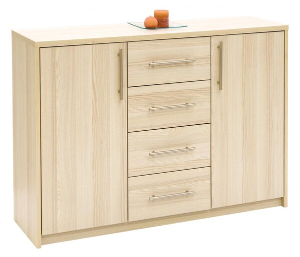 Komoda AURA 3 Olše, Hloubka: 36cm