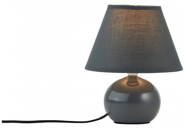 Brilliant 61047/63 Keramická stolní lampa PRIMO šedá