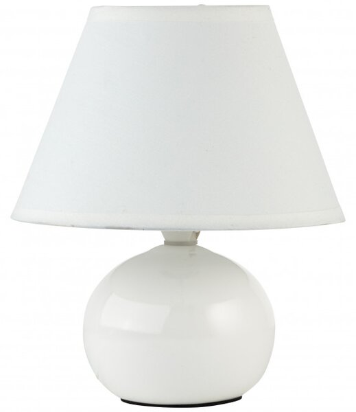 Brilliant 61047/05 Keramická stolní lampa PRIMO bílá
