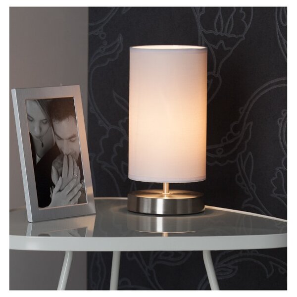 Brilliant 13247/05 Stolní lampa CLARIE bílá
