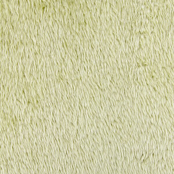 Sada 2 dekorativních polštářů PILEA Umělá kožešina 45 x 45 cm Světle zelená Bez vzoru
