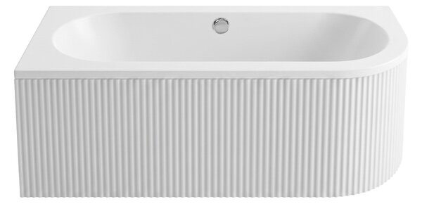 Rea Orion Stripe, Akrylová rohová vana, levá, 150cm, REA-W0071