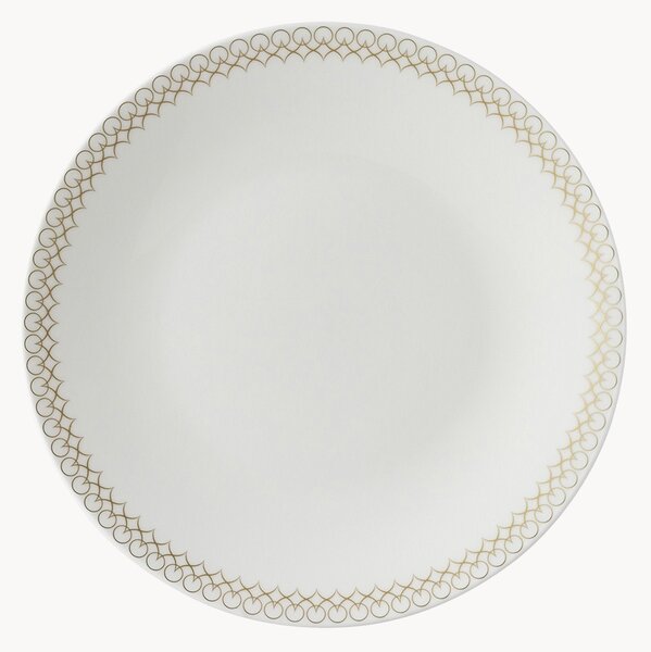 Sada snídaňových talířů z kostního porcelánu Jade, 6 dílů