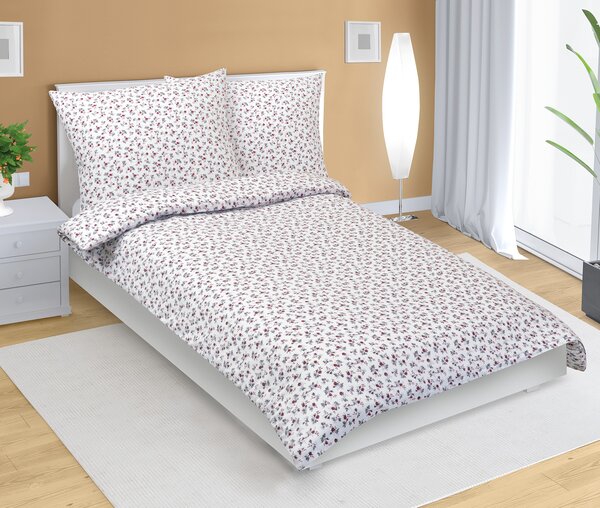 BELLATEX Povlečení flanelové Červená 140x200, 70x90 cm