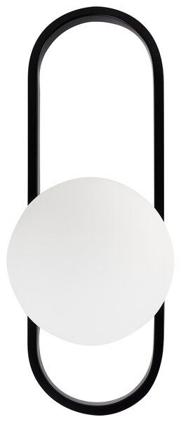 Nástěnná lampa VARDI Černá Kov
