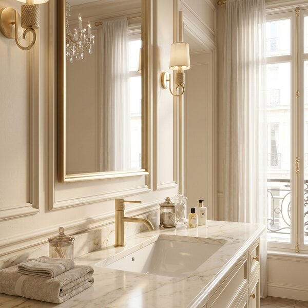 Rea Rea, Umyvadlová baterie Venti Brush Gold Low, REA-B9785